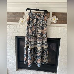 Sienna Sky Boho Maxi Skirt. Size Small